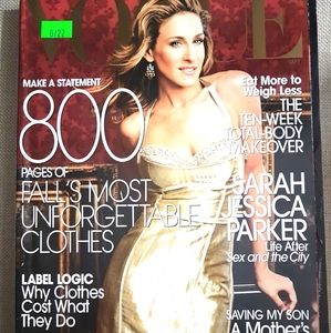 2005 Sarah Jessica Parker cover, Vogue magazine